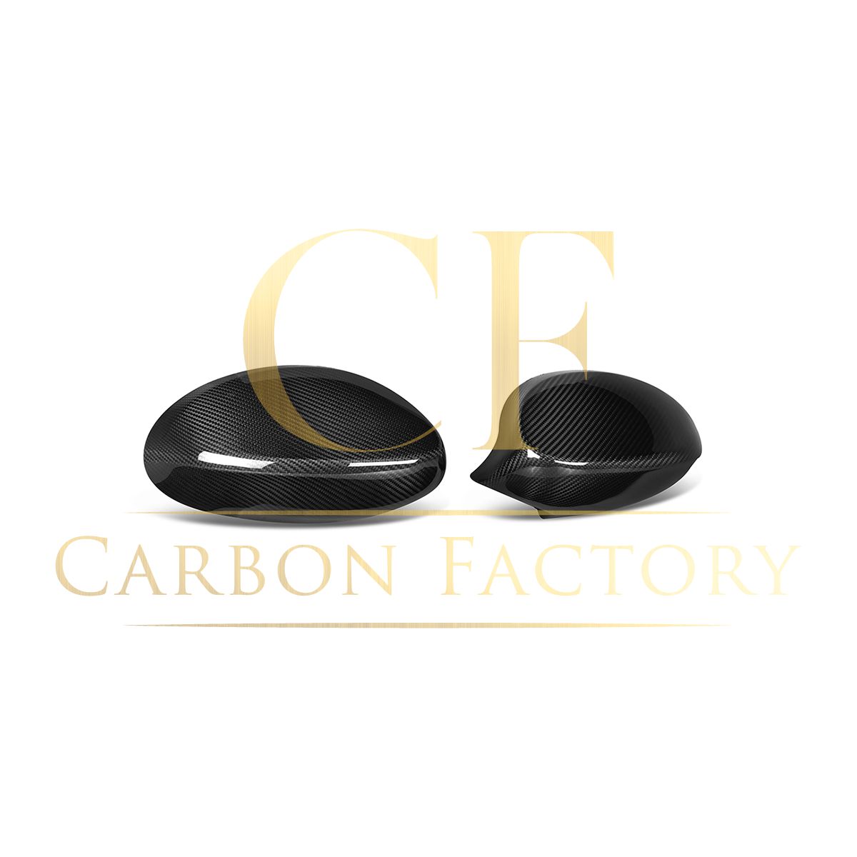 OEM Style Pre-Preg Carbon Fibre Replacement Mirror Covers for BMW E81 E82 E87 E88 1 Series E90 E92 E93 3 Series Pre-LCI-Carbon Factory