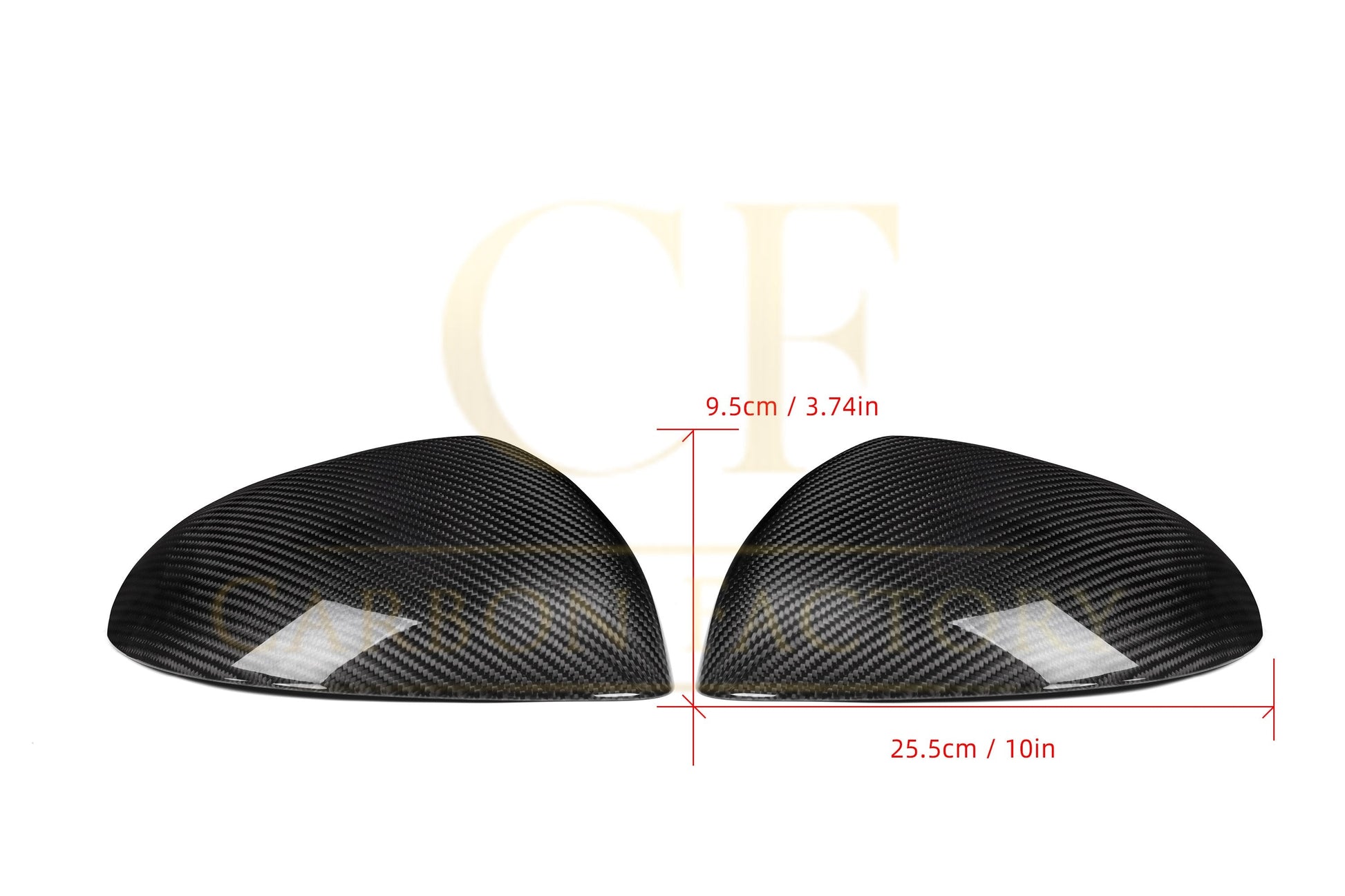 OEM Style Pre-Preg Carbon Fibre Replacement Mirror Covers for Mercedes Benz W206 C Class W223 S Class 21-Present-Carbon Factory