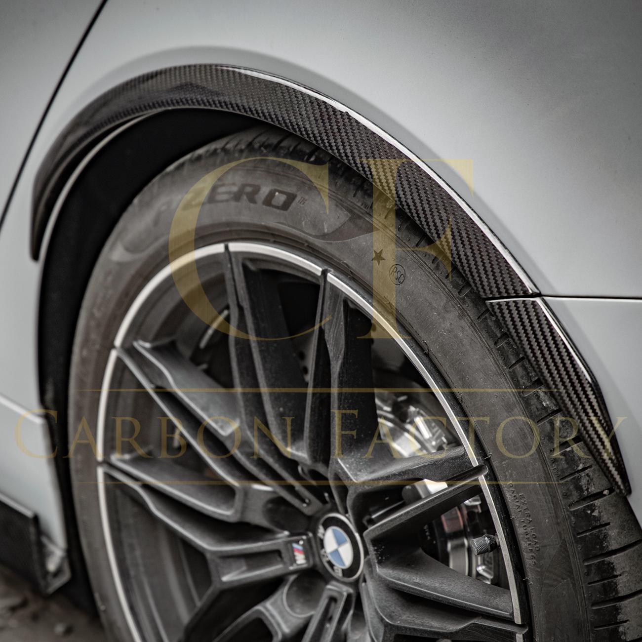 OEM Style Pre-Preg Carbon Fibre Wheel Arch Trims for BMW G26 4 Series Gran Coupe & i4 21-24-Carbon Factory