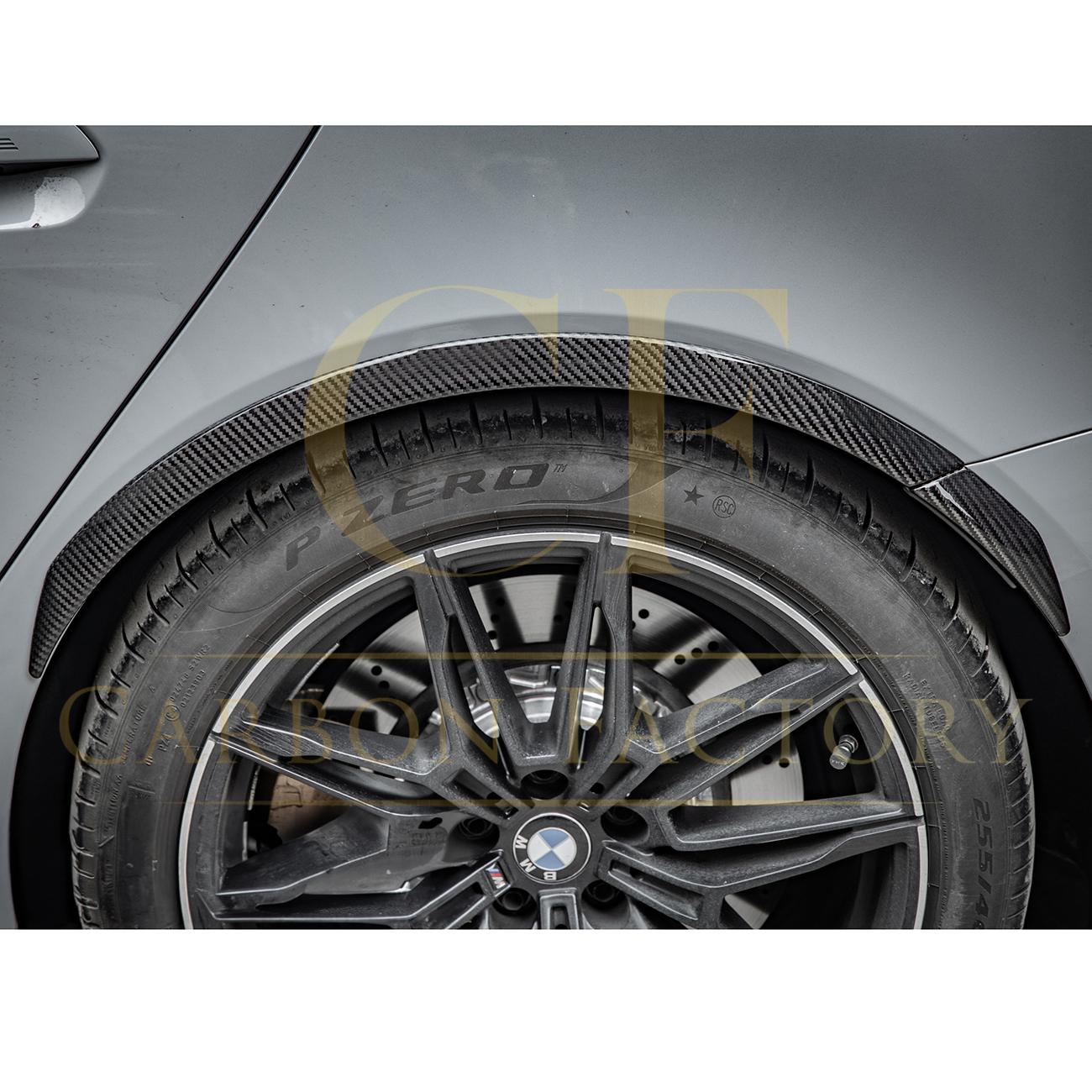 OEM Style Pre-Preg Carbon Fibre Wheel Arch Trims for BMW G26 4 Series Gran Coupe & i4 21-24-Carbon Factory