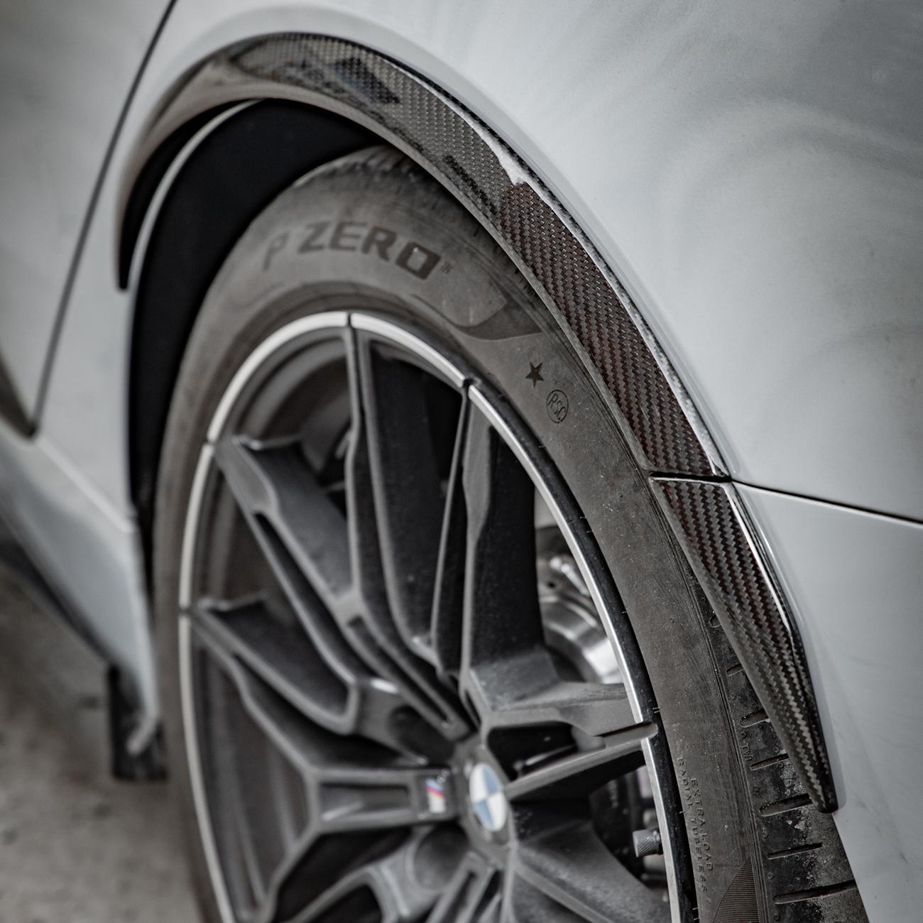 OEM Style Pre-Preg Carbon Fibre Wheel Arch Trims for BMW G26 4 Series Gran Coupe & i4 21-24-Carbon Factory