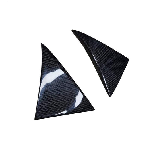 OSIR Style Carbon Fibre Spoiler Side Plates for VW Golf MK8 21-Present-Carbon Factory