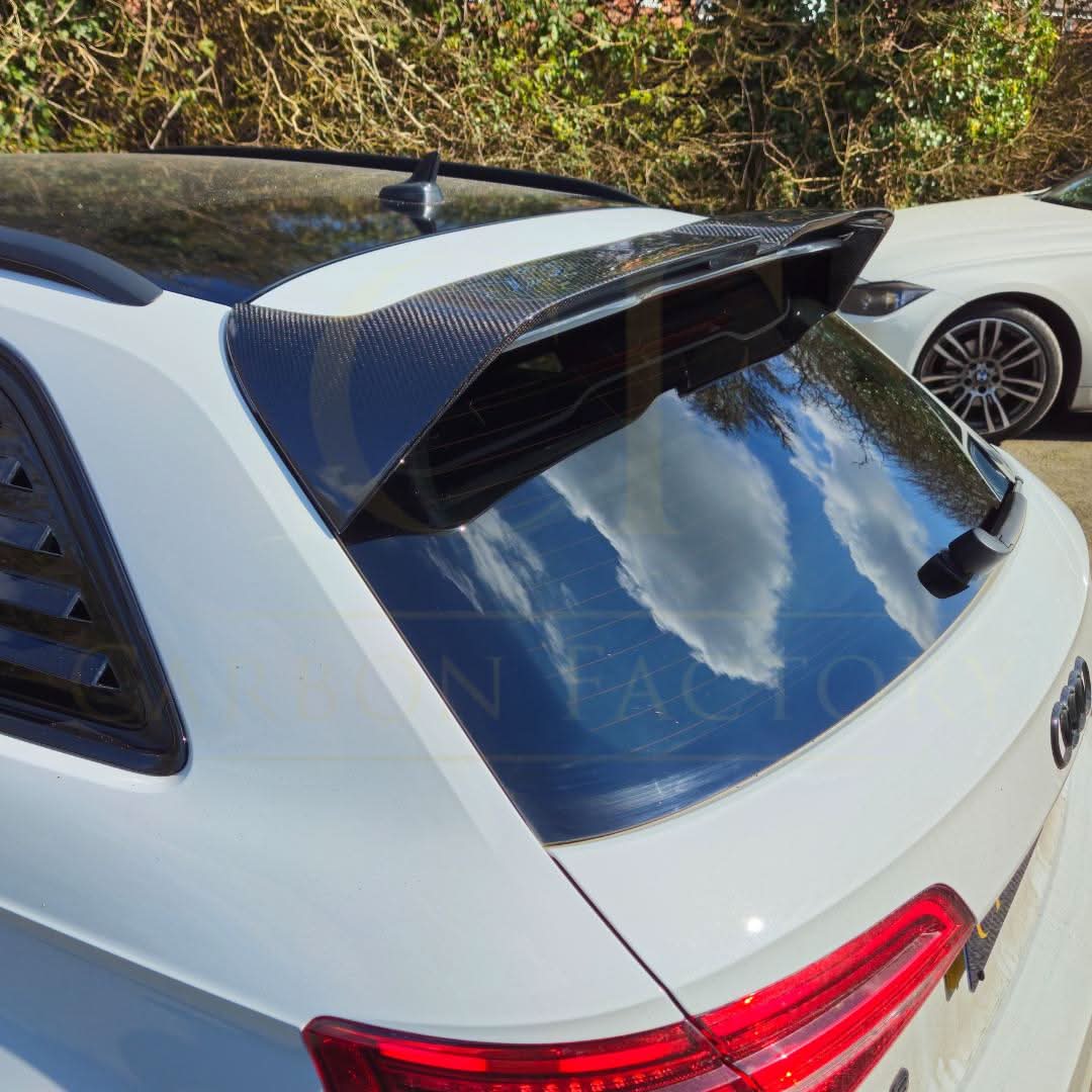 OT Style Carbon Fibre Roof Spoiler for Audi A3 S Line S3 RS3 Hatchback 13-20 - Carbon Factory