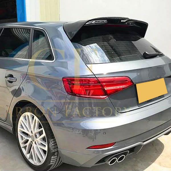 OT Style Carbon Fibre Roof Spoiler for Audi A3 S Line S3 RS3 Hatchback 13-20 - Carbon Factory