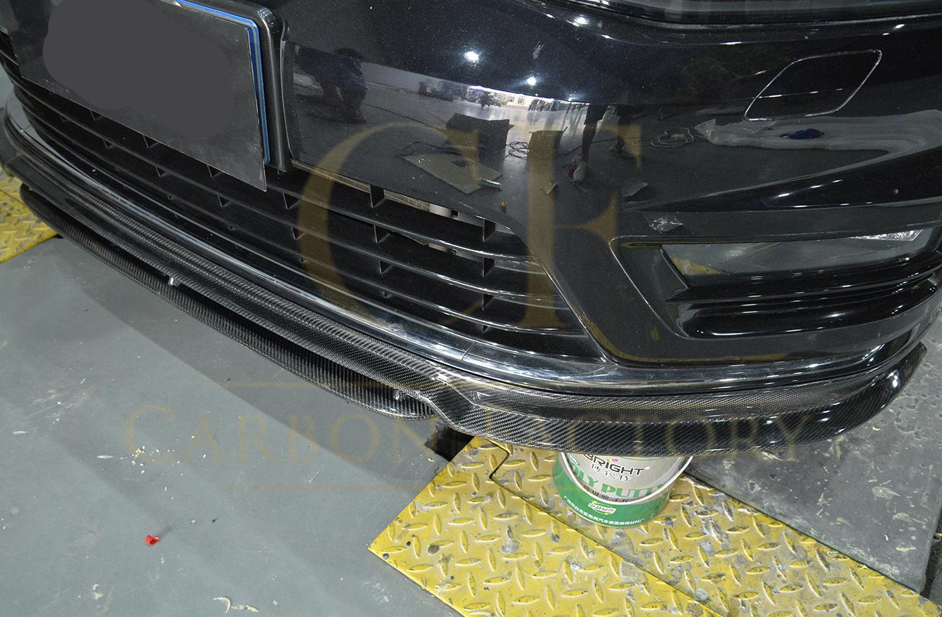 OZ Style Carbon Fibre Front Splitter for VW Golf MK7 R 14-17-Carbon Factory