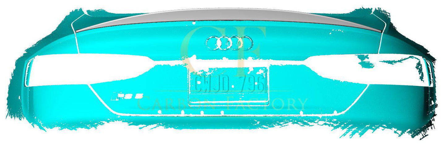 P Style Carbon Fibre Boot Spoiler for Audi A3 S3 RS3 Saloon 20-24-Carbon Factory