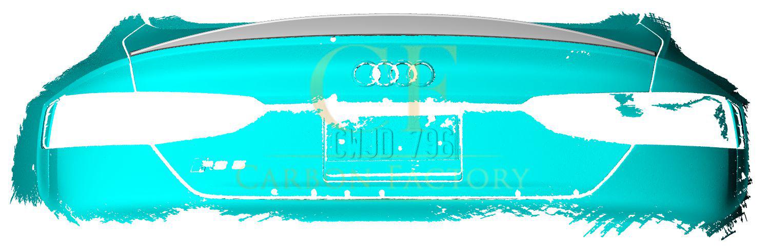 P Style Carbon Fibre Boot Spoiler for Audi A3 S3 RS3 Saloon 20-24-Carbon Factory