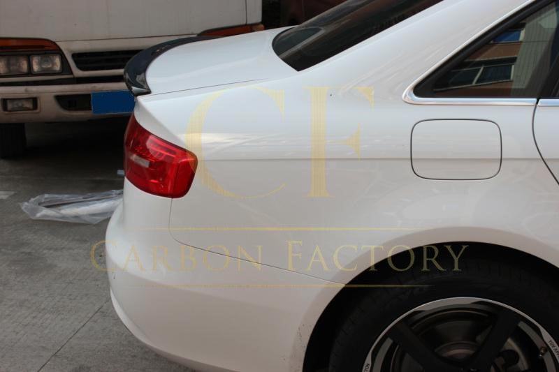 P Style Carbon Fibre Boot Spoiler for Audi A4 B8 08-12-Carbon Factory