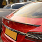 P Style Carbon Fibre Boot Spoiler for Tesla Model S 13-Present-Carbon Factory