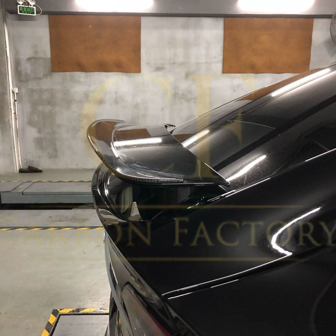 P Style Carbon Fibre Boot Spoiler for Tesla Model X 16-Present - Carbon Factory