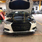P Style Carbon Fibre Front Splitter for Audi A3 Saloon Non S Line 16-19-Carbon Factory