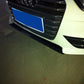 P Style Carbon Fibre Front Splitter for Audi A4 B8.5 Non S Line 13-15-Carbon Factory