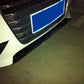 P Style Carbon Fibre Front Splitter for Audi A4 B8.5 Non S Line 13-15-Carbon Factory