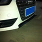 P Style Carbon Fibre Front Splitter for Audi A4 B8.5 Non S Line 13-15-Carbon Factory