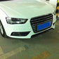 P Style Carbon Fibre Front Splitter for Audi A4 B8.5 Non S Line 13-15-Carbon Factory