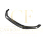 P Style Carbon Fibre Front Splitter for Audi A4 B9 S Line & S4 16-18-Carbon Factory