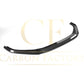 P Style Carbon Fibre Front Splitter for Audi A4 B9 S Line & S4 16-18-Carbon Factory