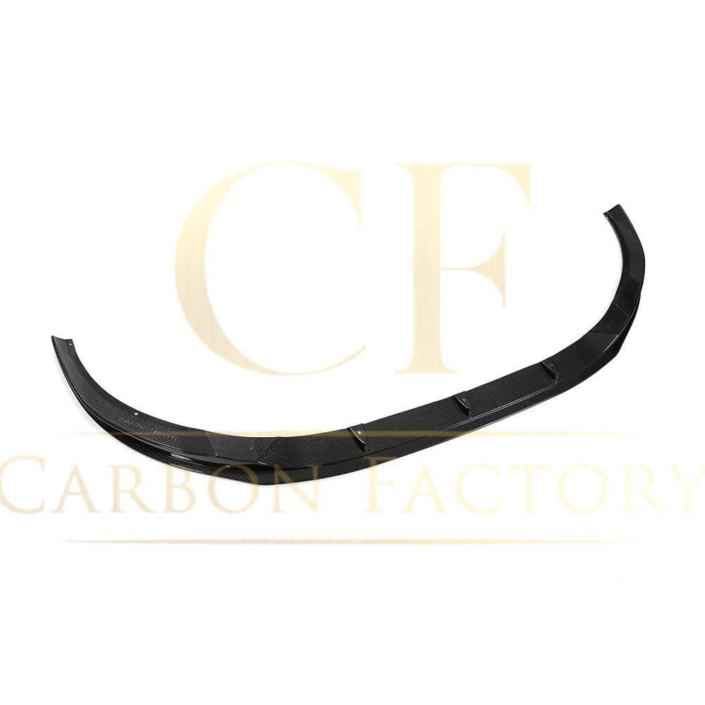 P Style Carbon Fibre Front Splitter for Audi A4 B9 S Line & S4 19-22 - Carbon Factory