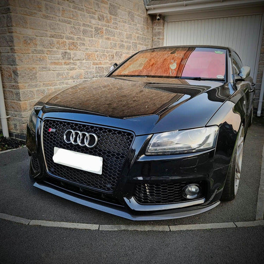 P Style Carbon Fibre Front Splitter for Audi B8 A5 S-Line & S5 07-10-Carbon Factory