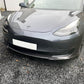 P Style Carbon Fibre Front Splitter for Tesla Model 3 16-23-Carbon Factory