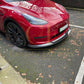 P Style Carbon Fibre Front Splitter for Tesla Model Y 19-23-Carbon Factory