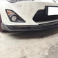 P Style Carbon Fibre Front Splitter for Toyota GT86 13-16-Carbon Factory