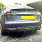 P Style Carbon Fibre Rear Diffuser for Tesla Model 3 16-23-Carbon Factory
