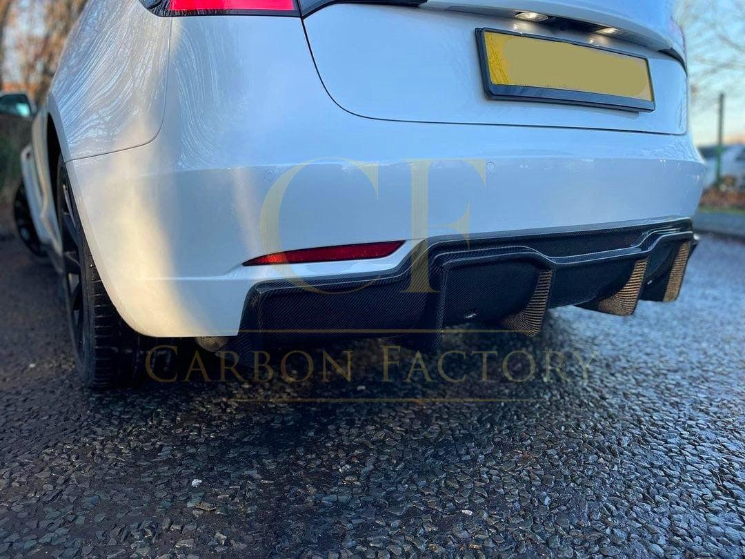 P Style Carbon Fibre Rear Diffuser for Tesla Model 3 16-23-Carbon Factory