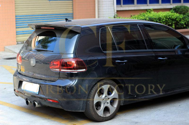 P Style Carbon Fibre Roof Spoiler for VW Golf MK6 GTI R20 08-13-Carbon Factory