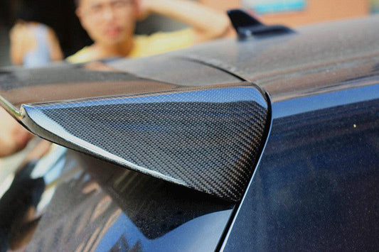 P Style Carbon Fibre Roof Spoiler for VW Golf MK6 GTI R20 08-13-Carbon Factory
