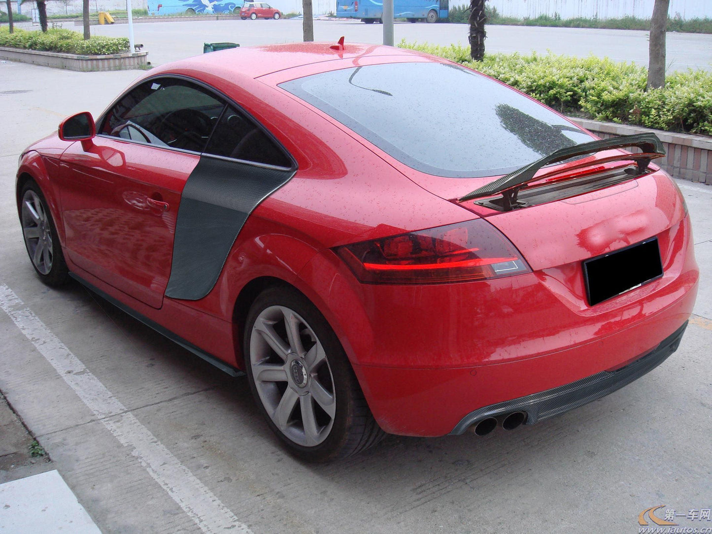 P Style Carbon Fibre Side Skirts for Audi 8J TT MK2 07-11-Carbon Factory