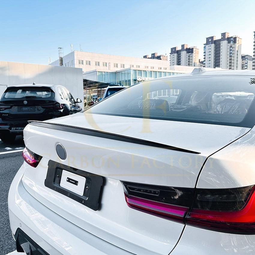 P Style Gloss Black Boot Spoiler for BMW G20 3 Series G80 M3 19-Present-Carbon Factory