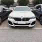 P Style Gloss Black Front Splitter for BMW G30 G31 5 Series LCI 21-24-Carbon Factory