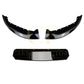 P Style Gloss Black Front Splitter for BMW G30 G31 5 Series LCI 21-24-Carbon Factory