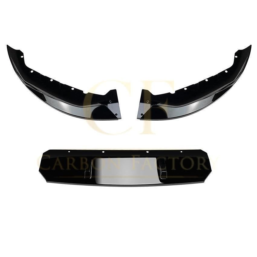 P Style Gloss Black Front Splitter for BMW G30 G31 5 Series LCI 21-24-Carbon Factory