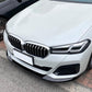 P Style Gloss Black Front Splitter for BMW G30 G31 5 Series LCI 21-24-Carbon Factory