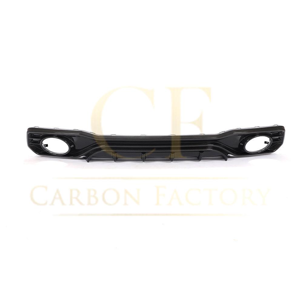 P Style Pre-Preg Carbon Fibre Rear Diffuser with Exhaust Tips for Audi 4K A7 S Line S7 19-22-Carbon Factory