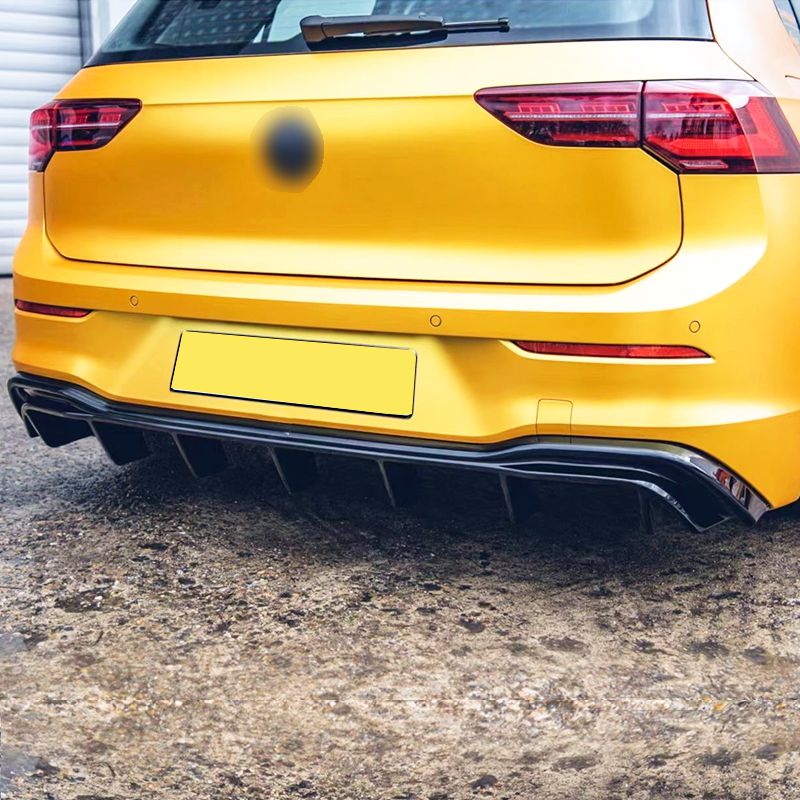 PRO Style Gloss Black Rear Diffuser for VW Golf MK8 21-Present-Carbon Factory