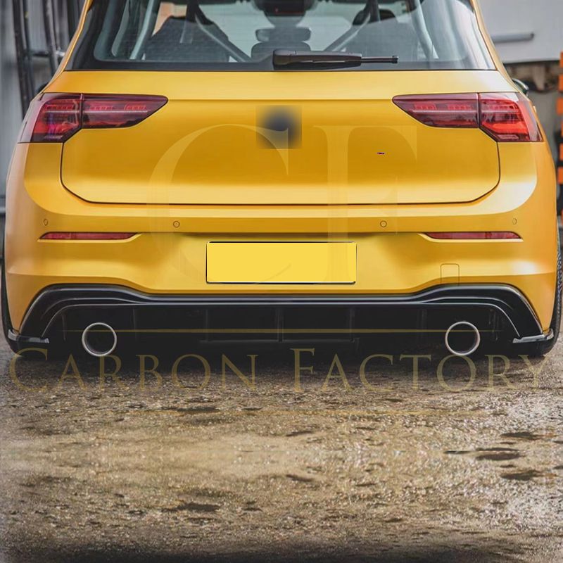 PRO Style Gloss Black Rear Diffuser for VW Golf MK8 21-Present-Carbon Factory