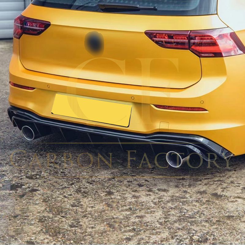 PRO Style Gloss Black Rear Diffuser for VW Golf MK8 21-Present-Carbon Factory