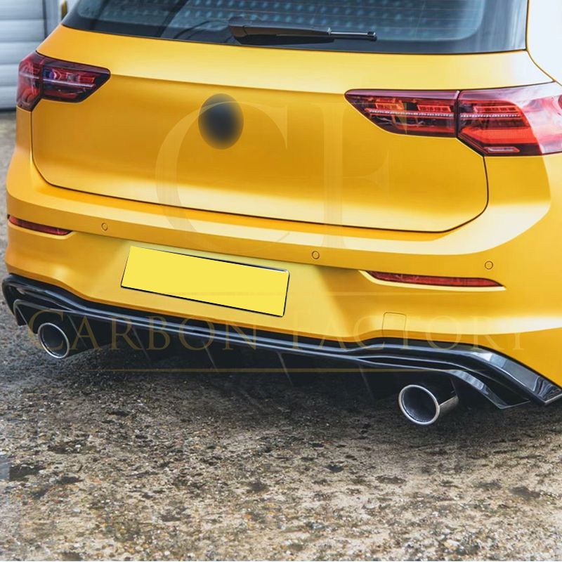 PRO Style Gloss Black Rear Diffuser for VW Golf MK8 21-Present-Carbon Factory