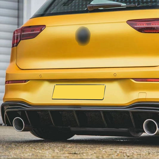 PRO Style Gloss Black Rear Diffuser for VW Golf MK8 21-Present-Carbon Factory
