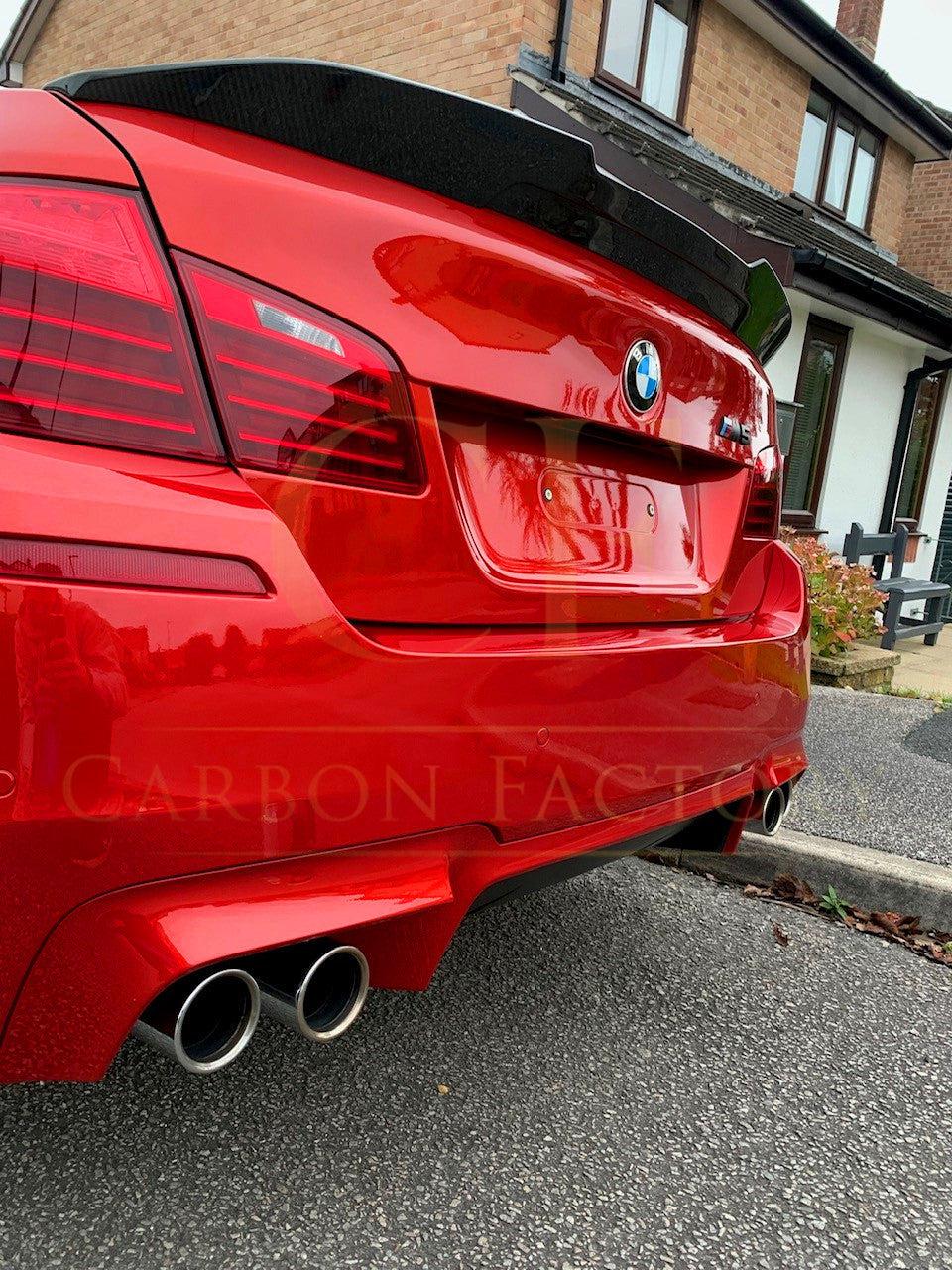 PSM Style Carbon Fibre Boot Spoiler for BMW 5 Series F10 inc M5 10-17-Carbon Factory