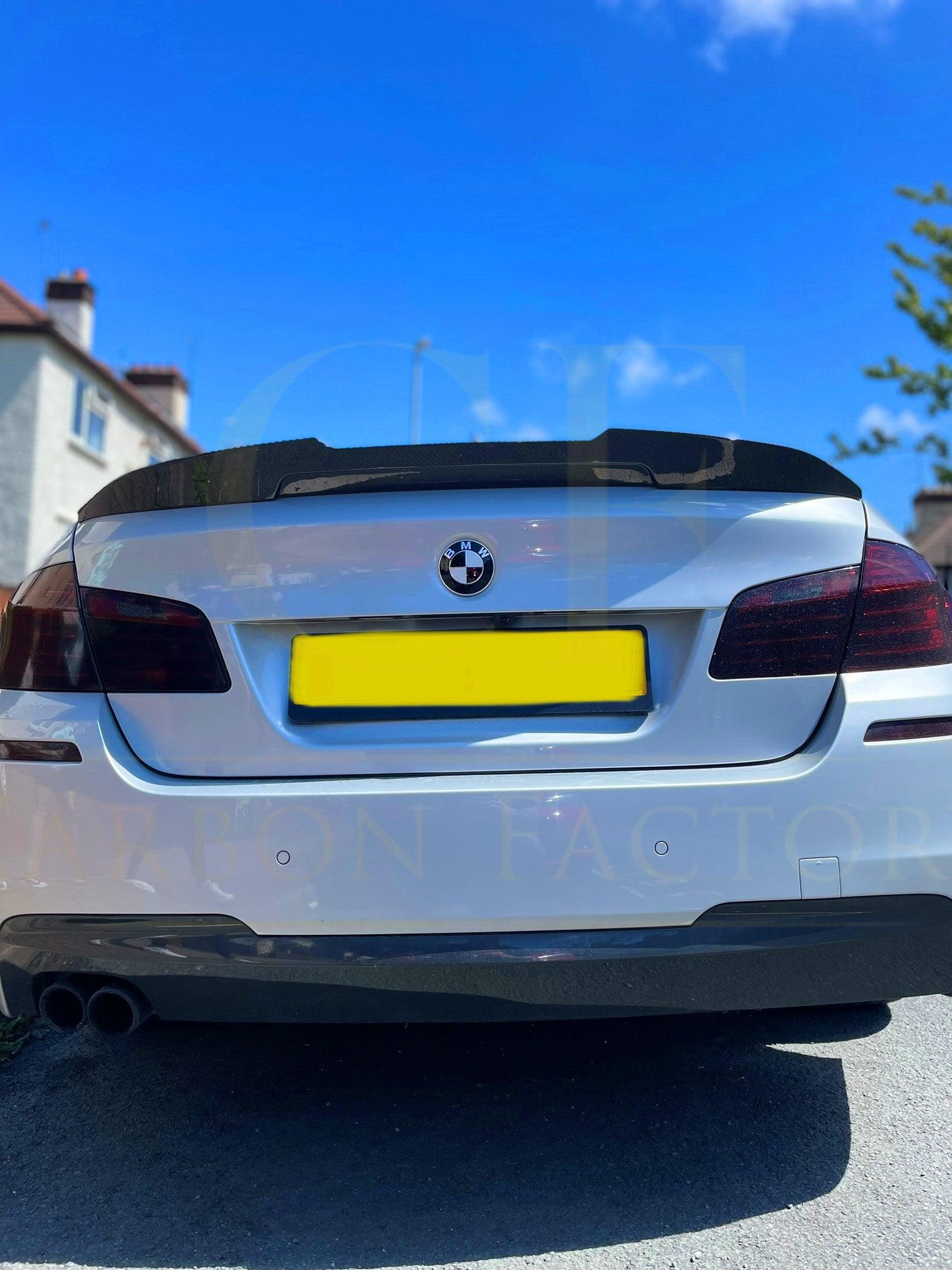 PSM Style Carbon Fibre Boot Spoiler for BMW 5 Series F10 inc M5 10-17-Carbon Factory