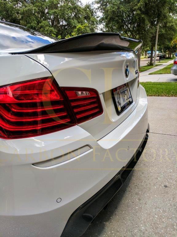 PSM Style Carbon Fibre Boot Spoiler for BMW 5 Series F10 inc M5 10-17-Carbon Factory