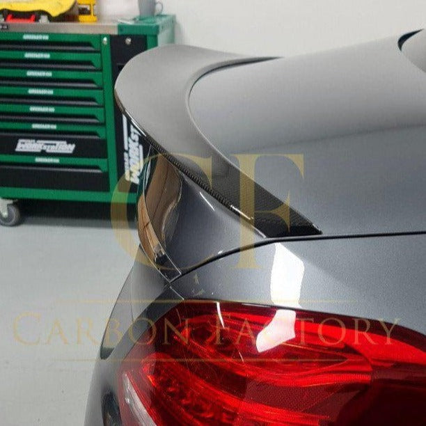 PSM Style Carbon Fibre Boot Spoiler for Mercedes Benz W205 C Class 15-21-Carbon Factory