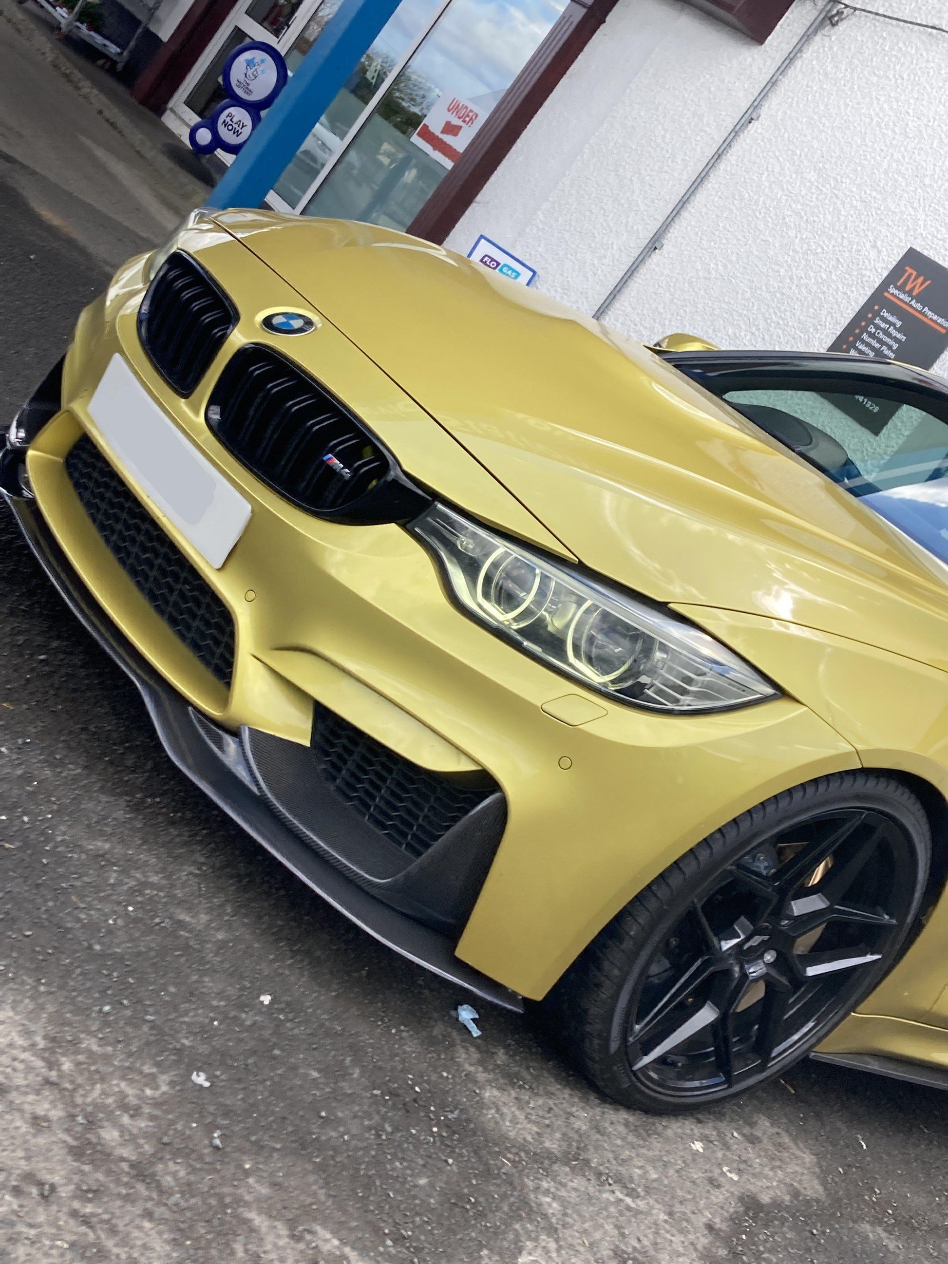 PSM Style Carbon Fibre Front Splitter for BMW F80 M3 F82 F83 M4 14-20 - Carbon Factory