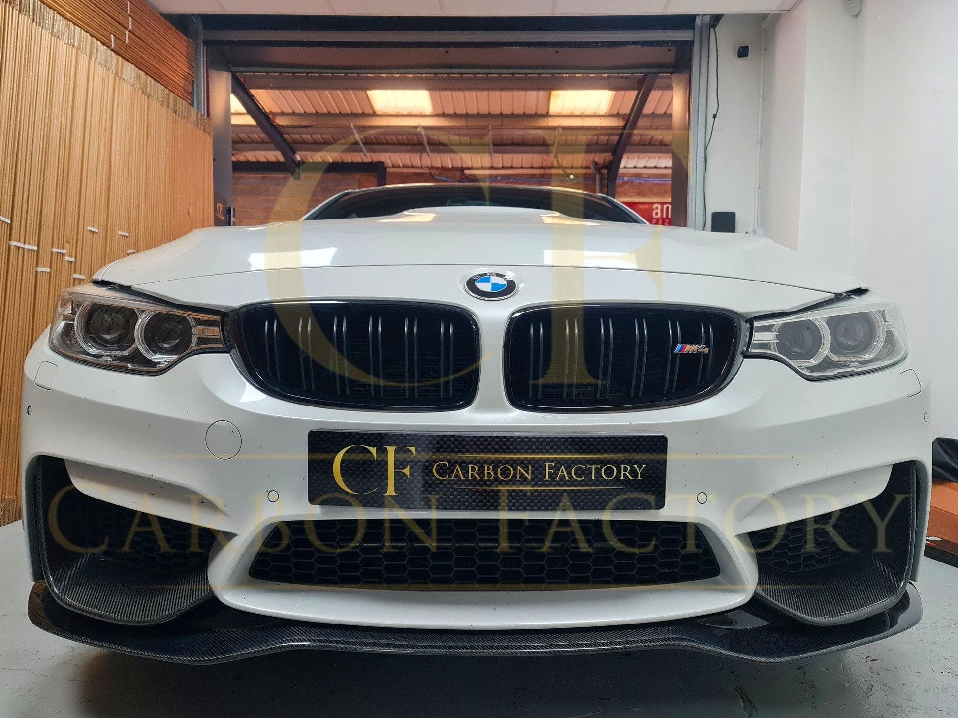 PSM Style Carbon Fibre Front Splitter for BMW F80 M3 F82 F83 M4 14-20 - Carbon Factory