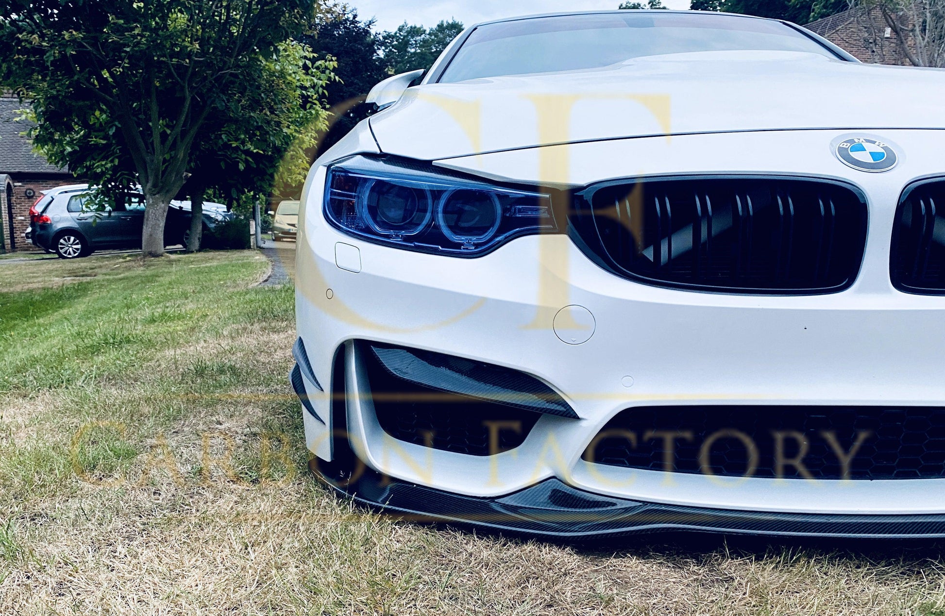 PSM Style Carbon Fibre Front Splitter for BMW F80 M3 F82 F83 M4 14-20 - Carbon Factory