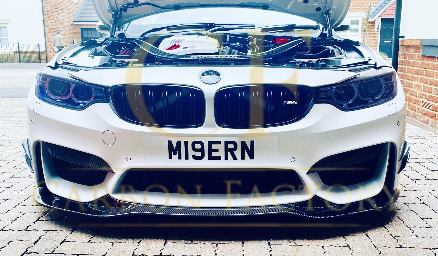 PSM Style Carbon Fibre Front Splitter for BMW F80 M3 F82 F83 M4 14-20 - Carbon Factory